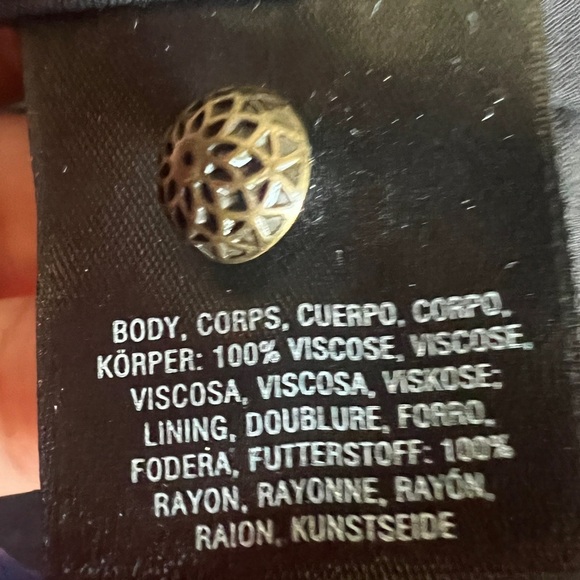 Anthropologie Maeve size 8 blue‎ printed dress - Picture 10 of 12